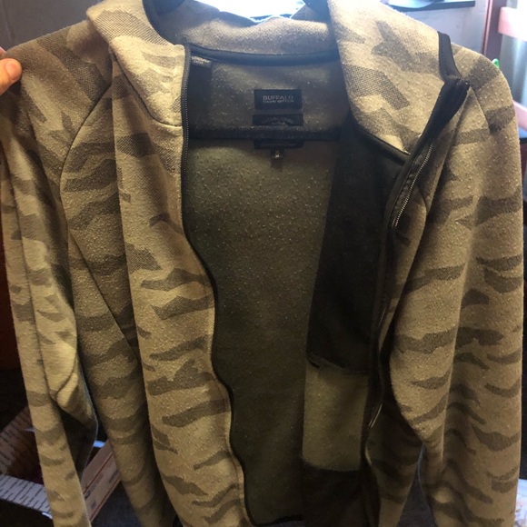 Camo sweatshirt/hoodie Buffalo David Bitton - Picture 2 of 4
